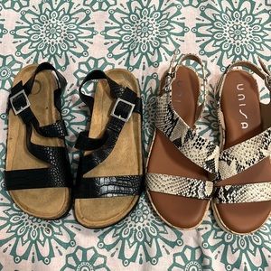 Lot 2 summer sandals